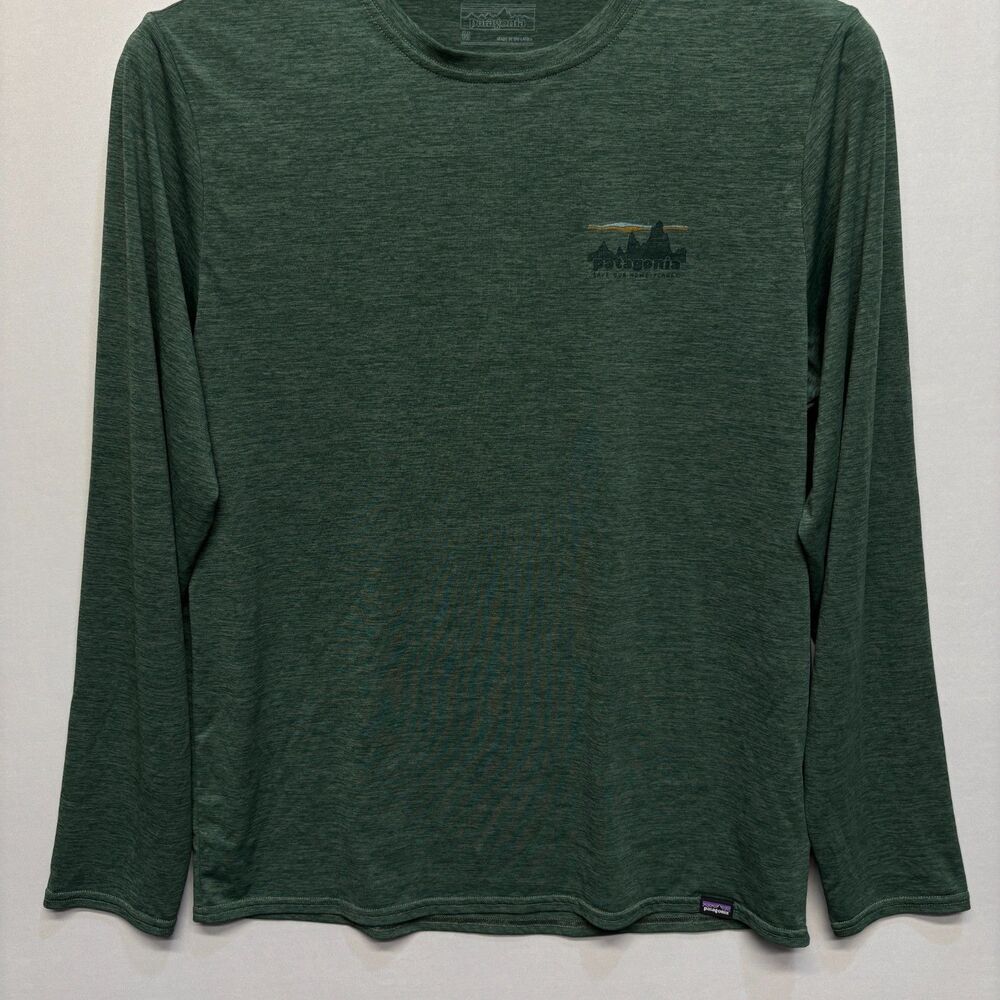 Patagonia Men Medium Long-Sleeved Capilene Cool Daily Graphic T-Shirt D112 -24 - Picture 10 of 15